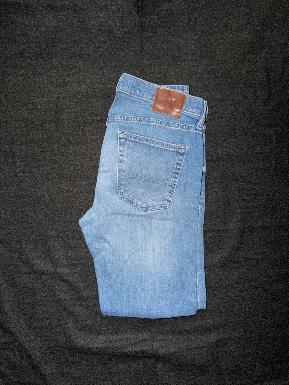 Hollister Distressed Classic Light Blue Men’s Jeans